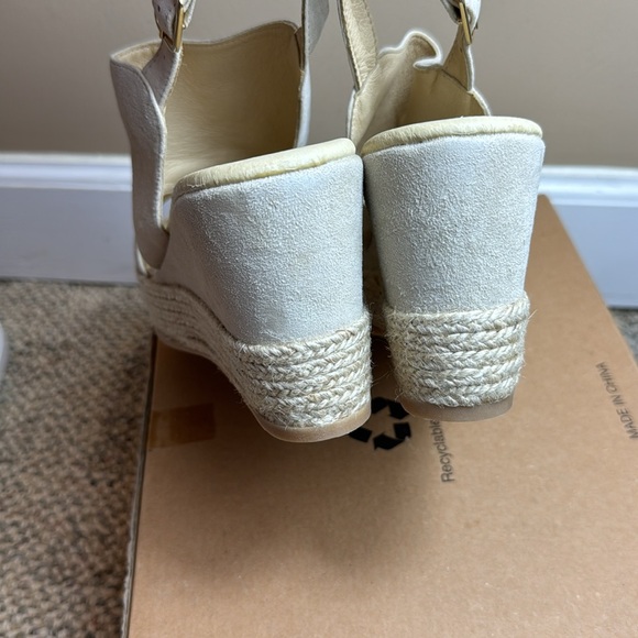 NWOT - CORDANI, Elenor - Beige Suede Sling Back Espadrille - Size 41 (9.5/10 US) - Picture 3 of 16